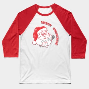 Santa Claus Merry Christmas Baseball T-Shirt